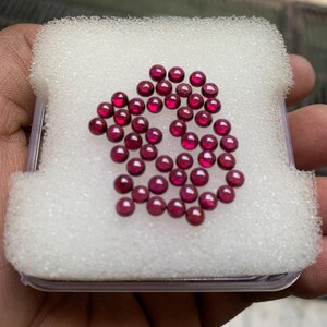 Gemstone Natural Red Garnet for Jewelry Making Pendants Ring