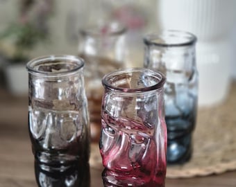 Tiki Cocktailgläser Set: Afrikanisch inspirierte Barware, buntes Wohndekor