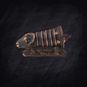 Frigian Ram Head Situla Replica – Ancient Anatolian Ritual Wine Vessel – Handcrafted Museum Reproduction Decor Gift