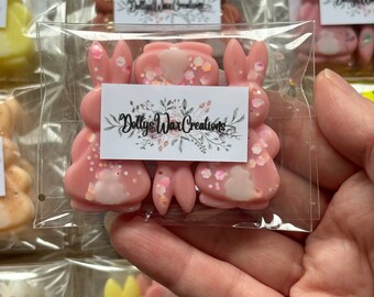 3 pk bunny Tails waxmelts | scented bunny waxmelts | 3pack bunny waxmelts | bunny shaped waxmelts