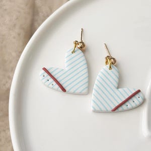 School/Teacher polymer clay earrings | teacher appreciation | teacher gifts | teacher dangles | lightweight earrings | minimalist style
