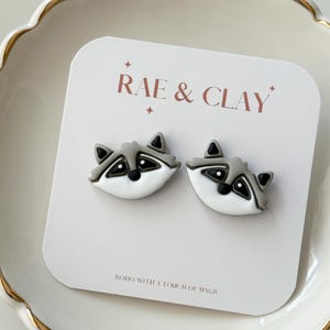 Racoon Sidekick Studs | Disney Inspired Earrings | Disney Snacks | Disney Park Earrings | Disney earrings | Magical Earrings | Miko