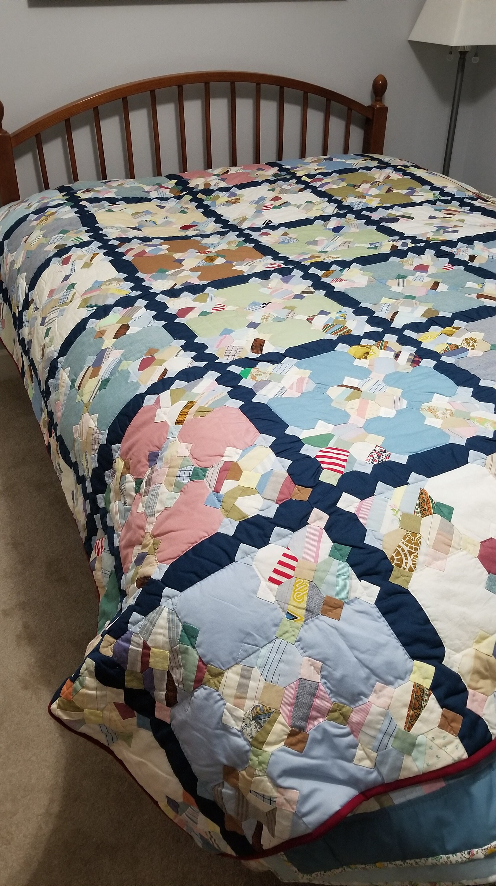 Vintage Handmade Crazy Quilt Etsy