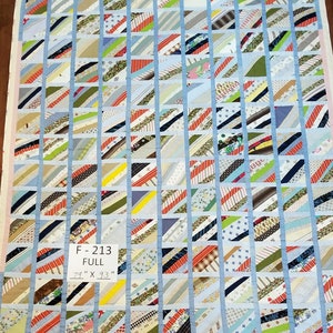 Vintage Handmade Quilt in Block Pattern