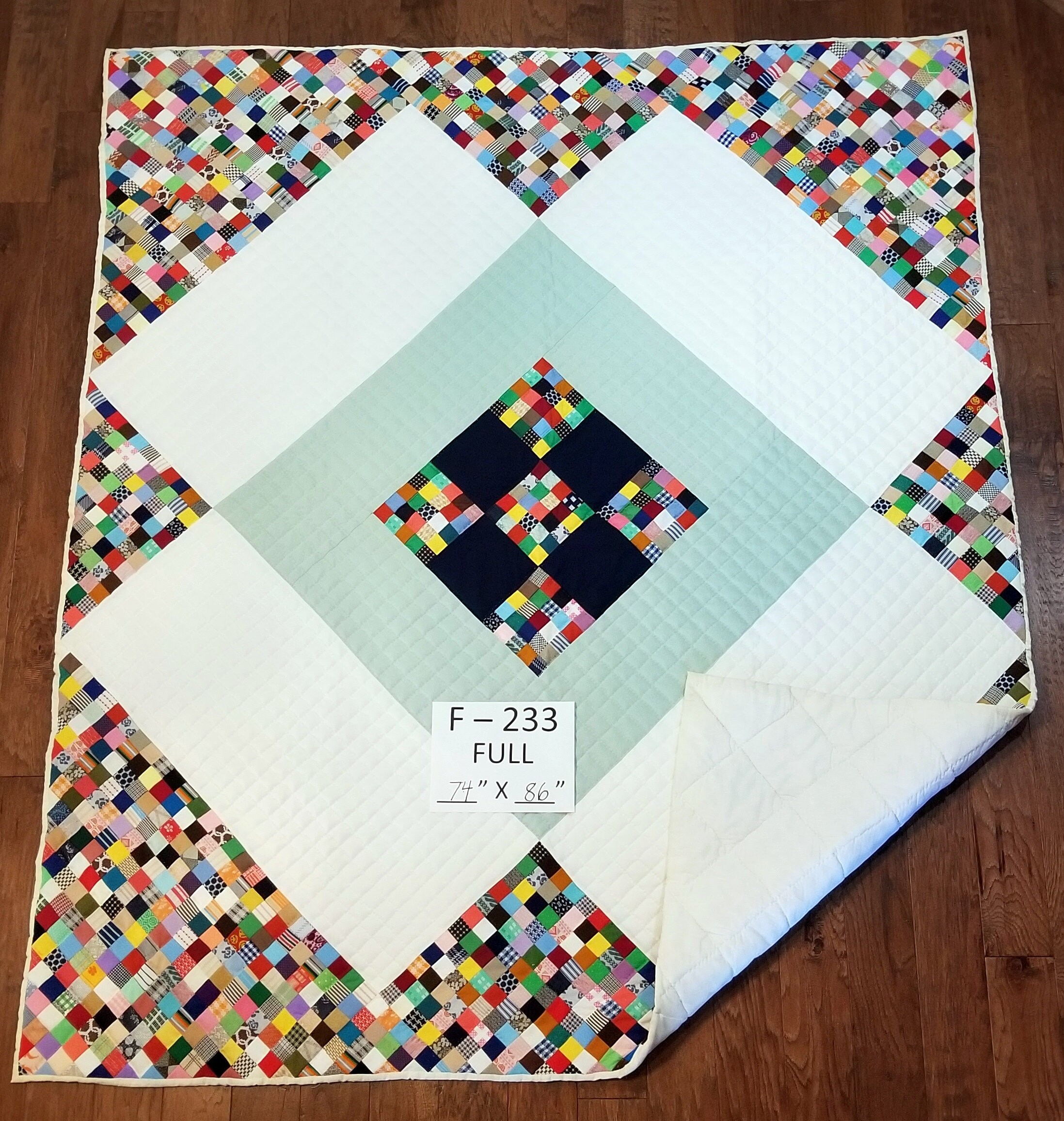 Vintage Homemade Patchwork Quilt - Etsy