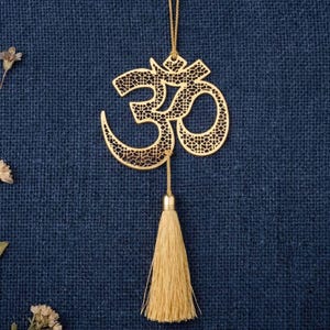 Om-hangdecoratie, achteruitkijkspiegelornament, spirituele autohanger