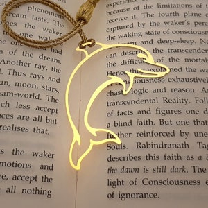 Dolphin Metal Bookmark Gift For Book Lover Book Accessories Unique Bookish Gift For Bookworm Bibliophile Dolphin Gift For Mom