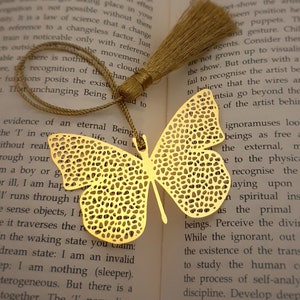 Butterfly Metal Bookmark Gift For Book Lover Book Accessories Unique Bookish Gift For Bookworm Romance Reader Butterfly Favors