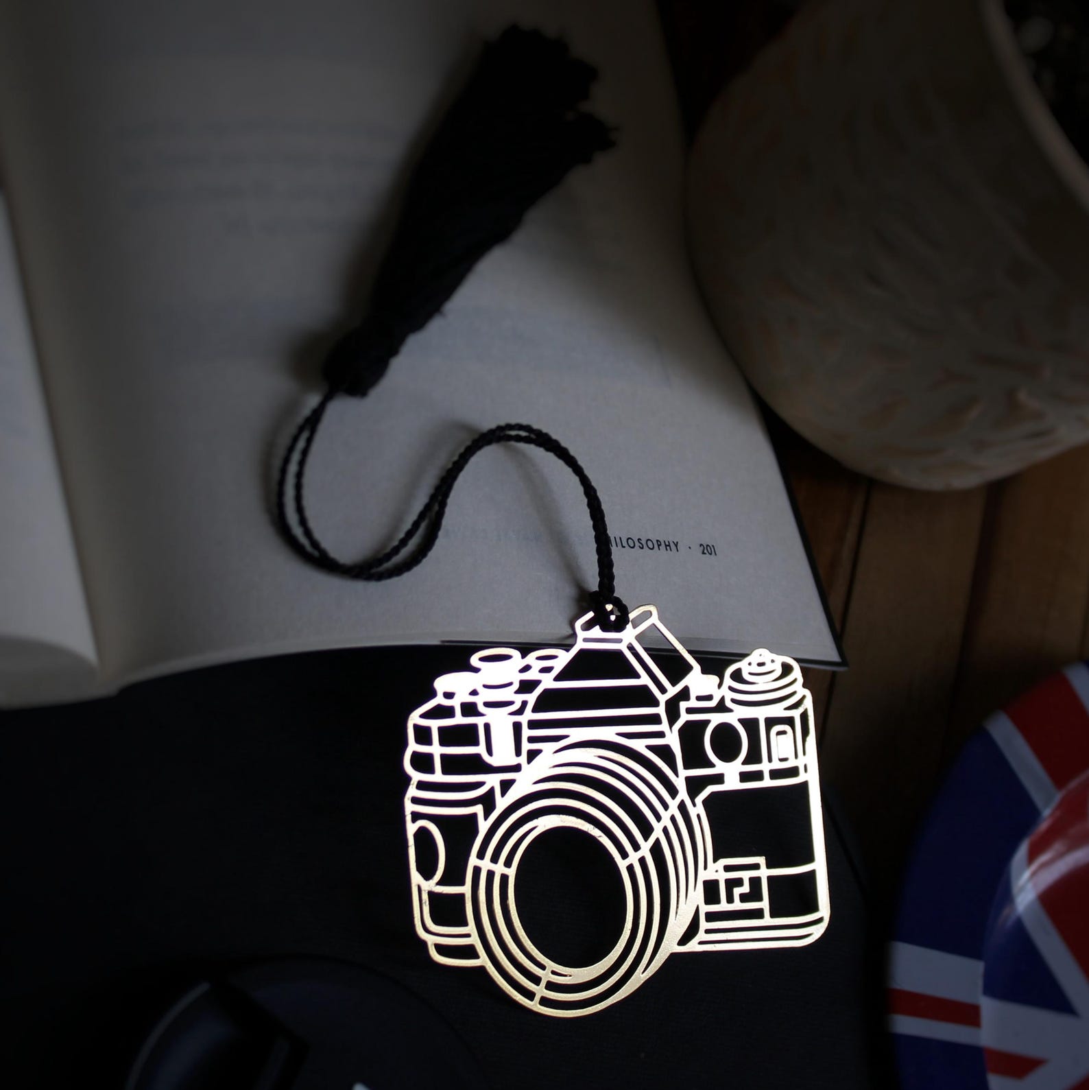 Handmade Brass DSLR Camera Bookmark: Gift for Photography Lovers - Etsy