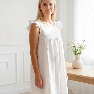 etsy linen dress Relaxed Mini You will love this sweet dress in your outings Linen dress, Claude Monet, Water