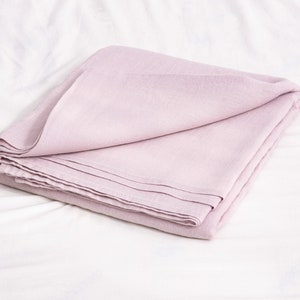 Sábana plana Queen de lino, ropa de cama orgánica lavada a la piedra