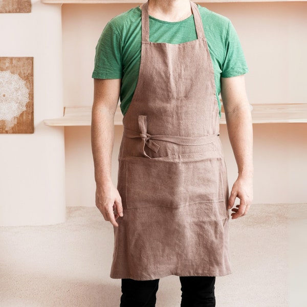 Linen Bib Apron