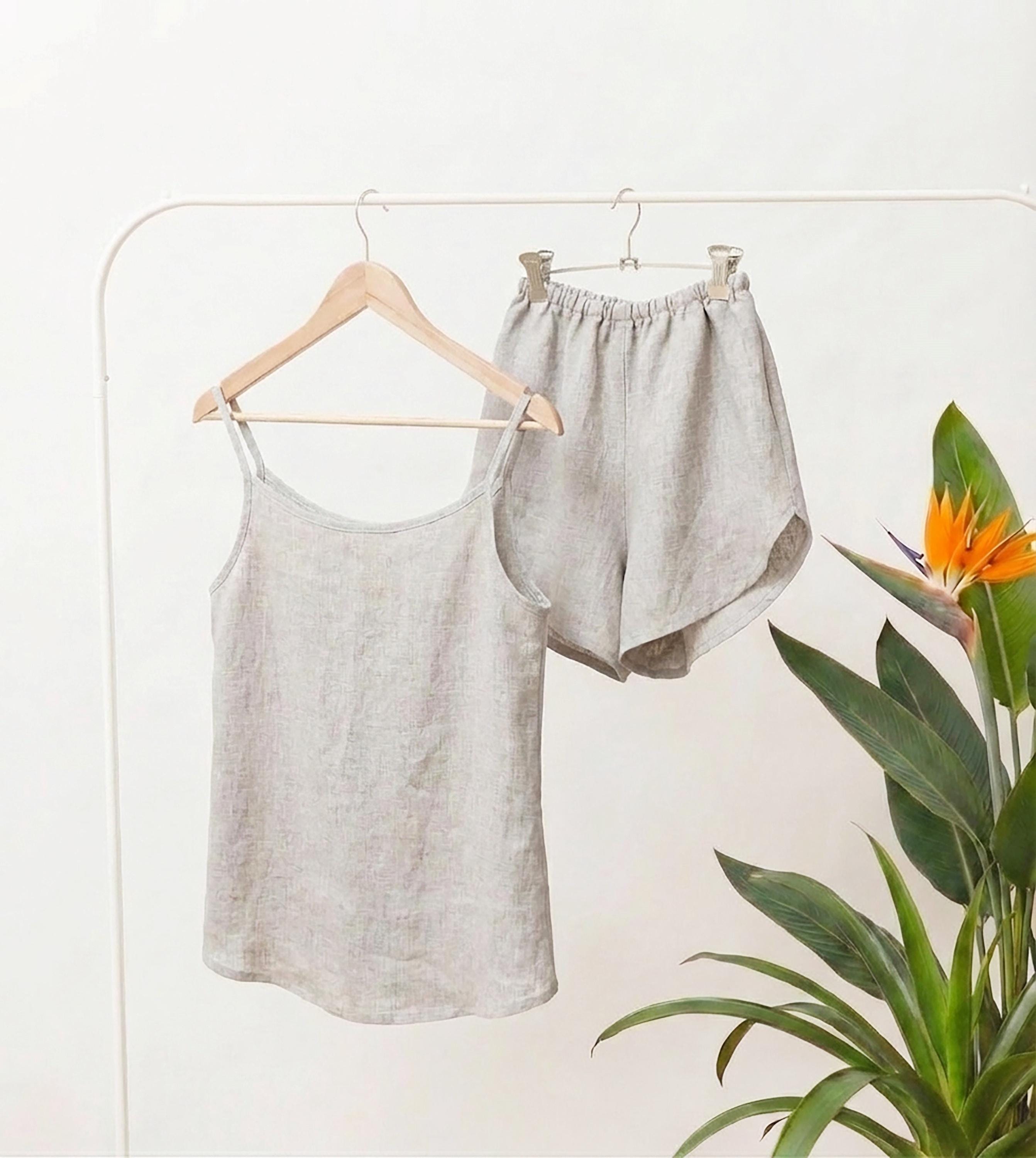 Grey Linen Tank Top - Etsy
