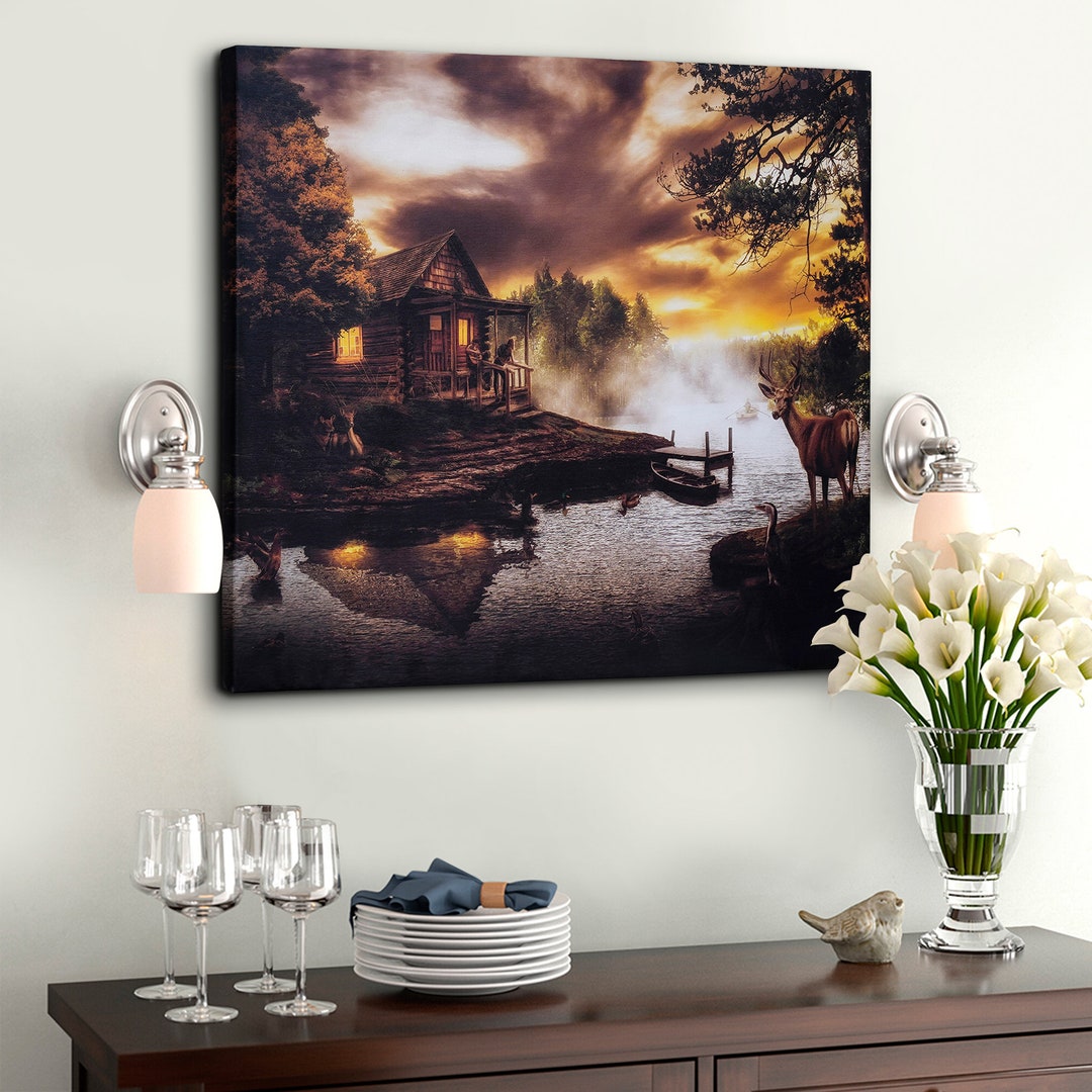 Handmade Scenery Wall Paintings for Home Etsy