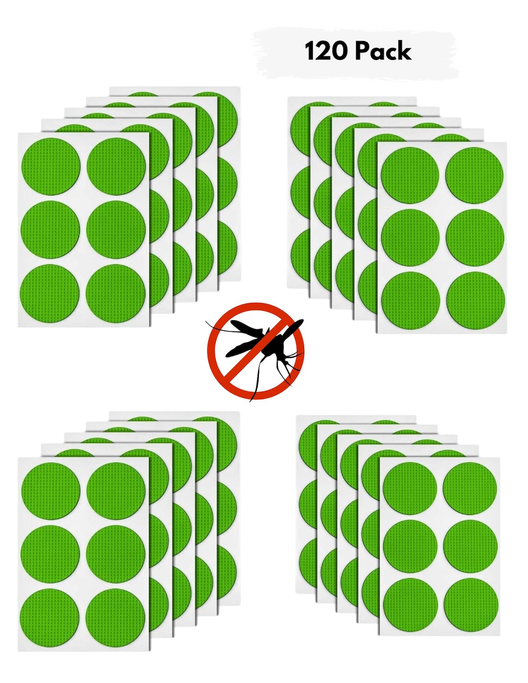 120 Pack Mosquito Sticker For Kids Adults | Mosquito Patches
