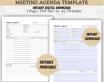 Agenda de la reunión Notas de la reunión Planificador de la reunión Plantilla de la reunión Minutas de la reunión Plantilla de la agenda de la reunión Agenda Proyecto de reunión familiar digital