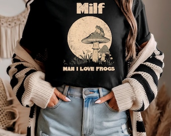 Man I Love Frogs T-Shirt: Vintage Meme Graphic Tee