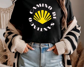 Buen Camino de Santiago Hiking Tee: Spain & Portugal Pilgrimage