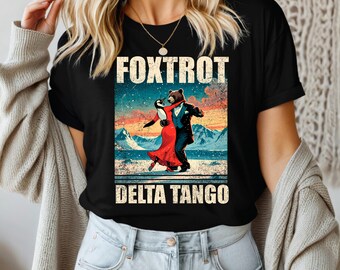 Camiseta unisex Foxtrot Delta Tango Bear