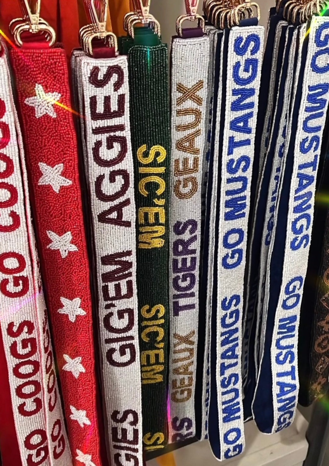Gameday Purse Strap Beaded Bag Strap Stadium Bag Strap Game Day Gear