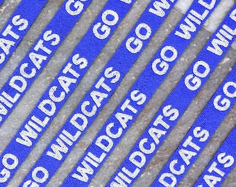 Go Wildcats beaded purse strap, College Purse Straps , Gameday purse straps , Beaded Straps, Stadium bag strap, Kentucky wildcats, Go cats
