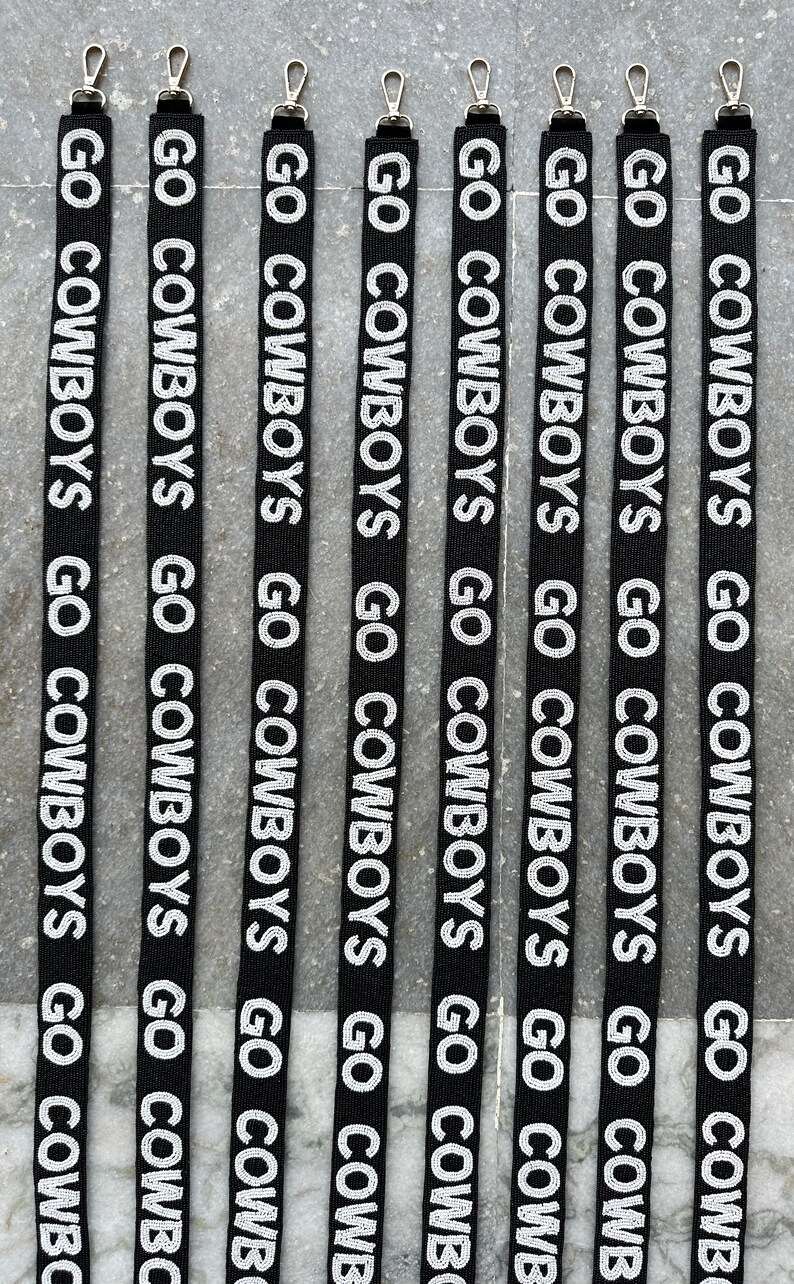 Go Cowboys Purse Strap, Beaded Strap, College Purse Strap. Okhlahoma
