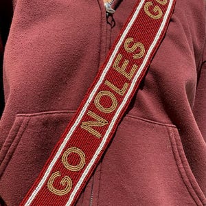 Gameday purse strap-beaded bag strap-stadium bag strap-game day gear-beaded purse strap-Stadium gear-Bag strap-purse strap-licensed