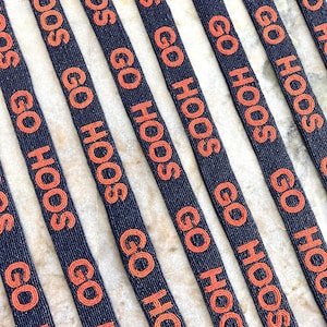 Gameday purse strap - beaded bag strap - stadium bag strap - game day gear - beaded purse strap-Go hoos bag strap- Stadium bag strap