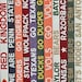 Star Beaded Gameday Bag Strap | Red & Black main image 0