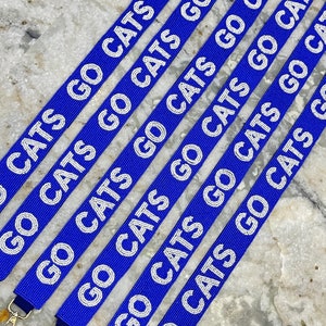 Go cats beaded purse strap, College Purse Straps , Gameday purse straps , Beaded Straps, Stadium bag strap, Kentucky wildcats,Team bag strap