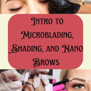 Microblading, Ombre Powder (Shading), Machine Hairstrokes (Nano) Instructor&#39;s manual