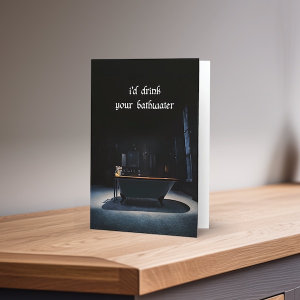 Saltburn Cheeky Film Birthday Card | Iconic Romantic Scene | Unique Card for Movie Lovers | 10AC