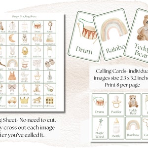 Baby Sprinkle Bingo Printable