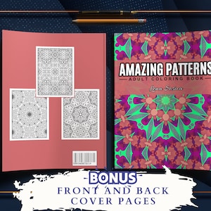Enter a realm where stress melts away and relaxation takes hold. Immerse yourself in the captivating world of an adult coloring book filled with 40 intricate patterns each one carefully crafted to transport you to a state of tranquility and serenity.