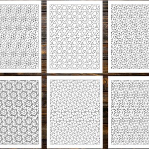 Coloring Book of Geometric Patterns: For Mindful Coloring – A Journey into Geometric Wonder