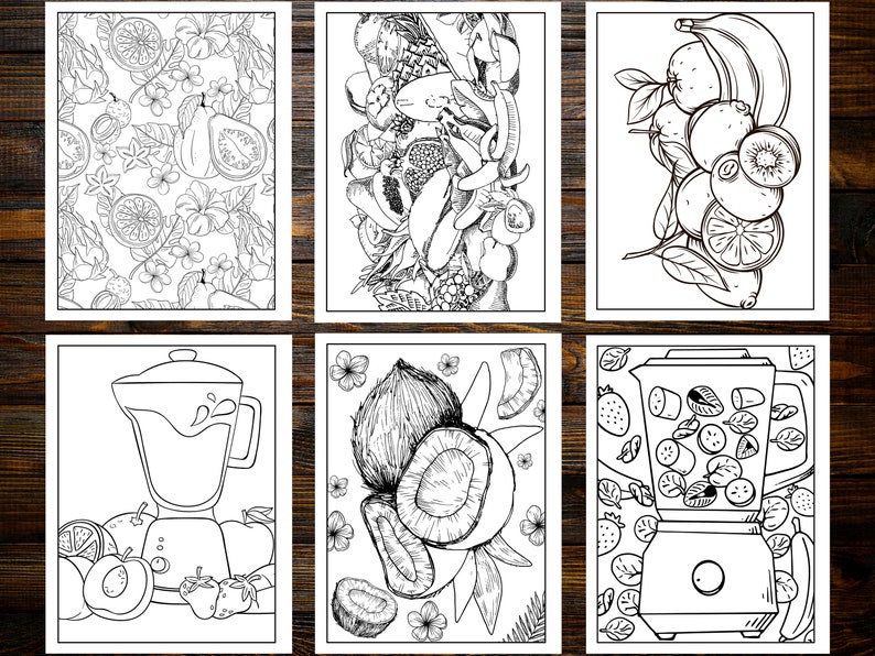 Fruits Coloring Book: A Juicy Coloring Adventure (Printable Pages)

Indulge your senses and ignite your creativity as you explore an exquisite collection of various fruits waiting to be brought to life through the art of coloring