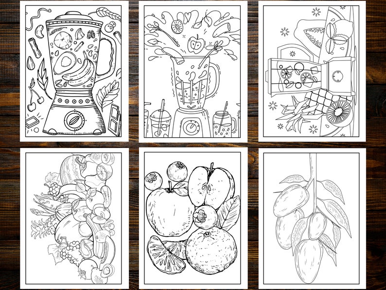 Fruits Coloring Book: A Juicy Coloring Adventure (Printable Pages)

Indulge your senses and ignite your creativity as you explore an exquisite collection of various fruits waiting to be brought to life through the art of coloring