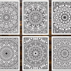 Mandala Coloring for Stress Relief: Finding Inner Peace Through Art (Printable Pages)