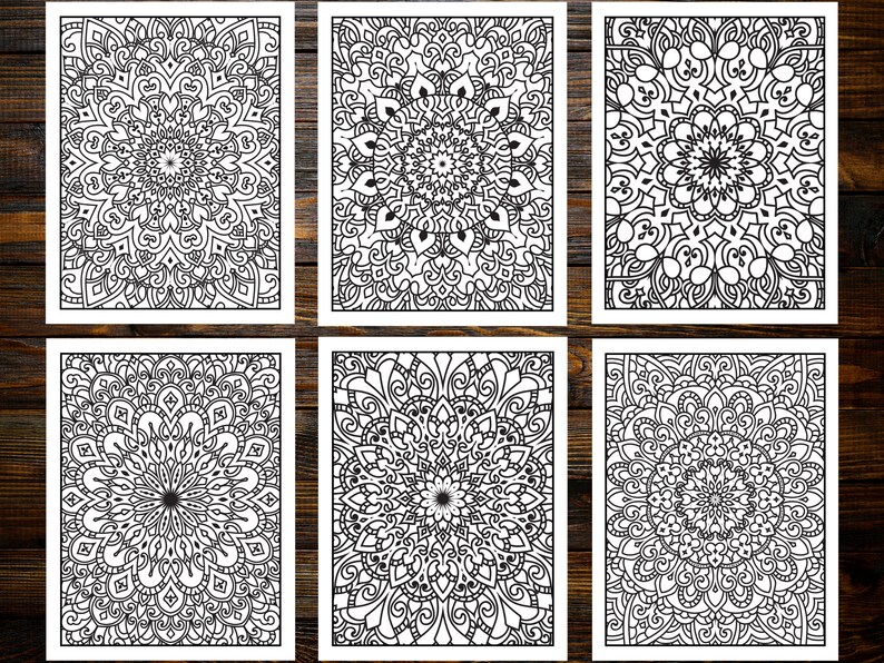 Mandala Coloring for Stress Relief: Finding Inner Peace Through Art (Printable Pages)