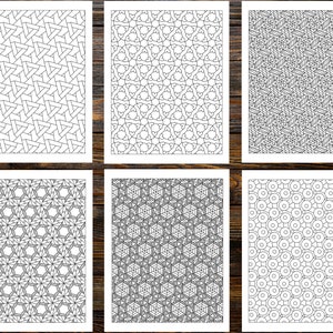Coloring Book of Geometric Patterns: For Mindful Coloring – A Journey into Geometric Wonder