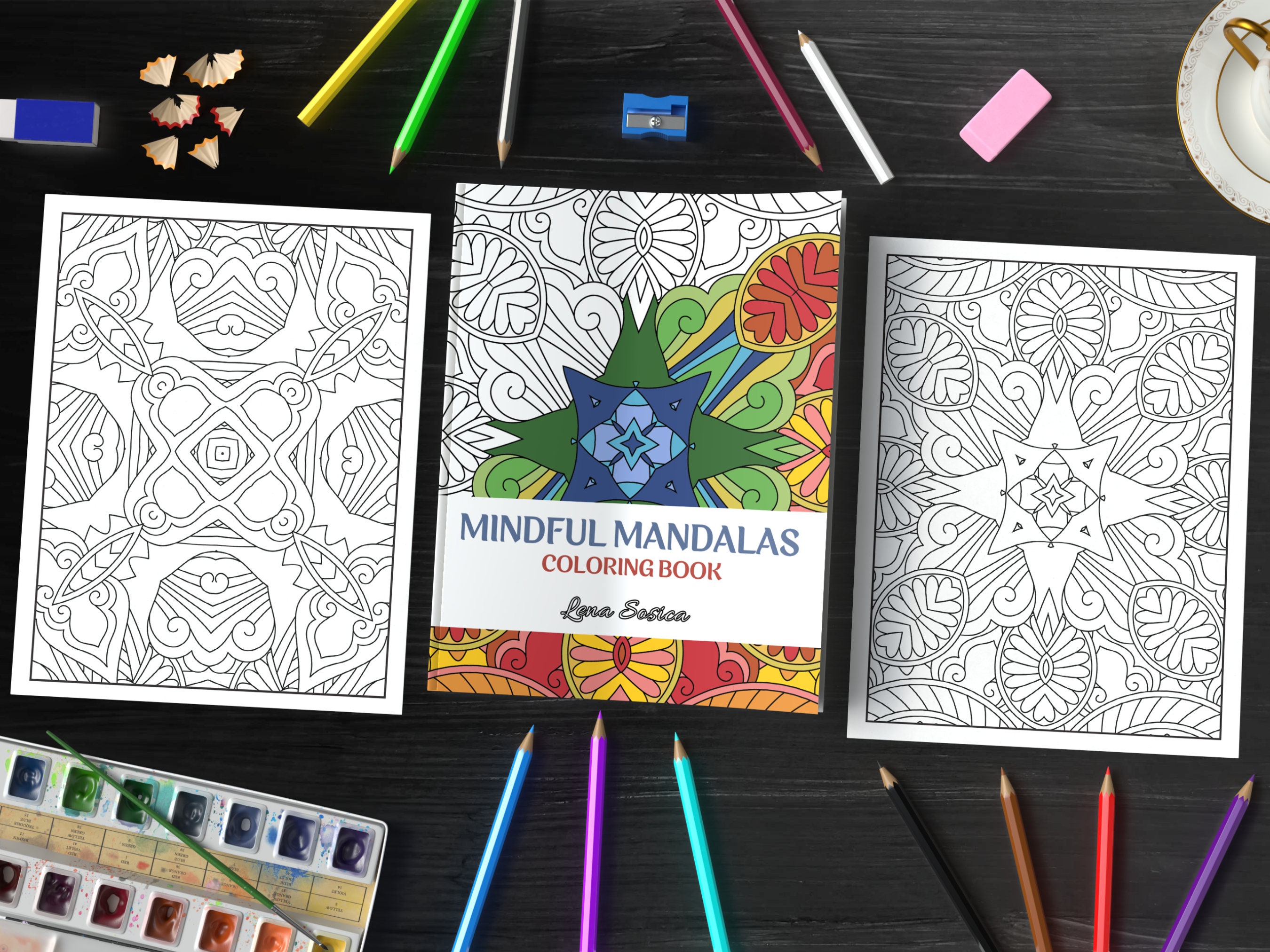 Mindful Mandalas Coloring Book Captivating Mandalas for Stress Relief ...