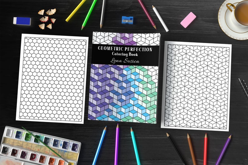 Geometric Perfection Coloring Book: Coloring the Beauty of Predictive Patterns