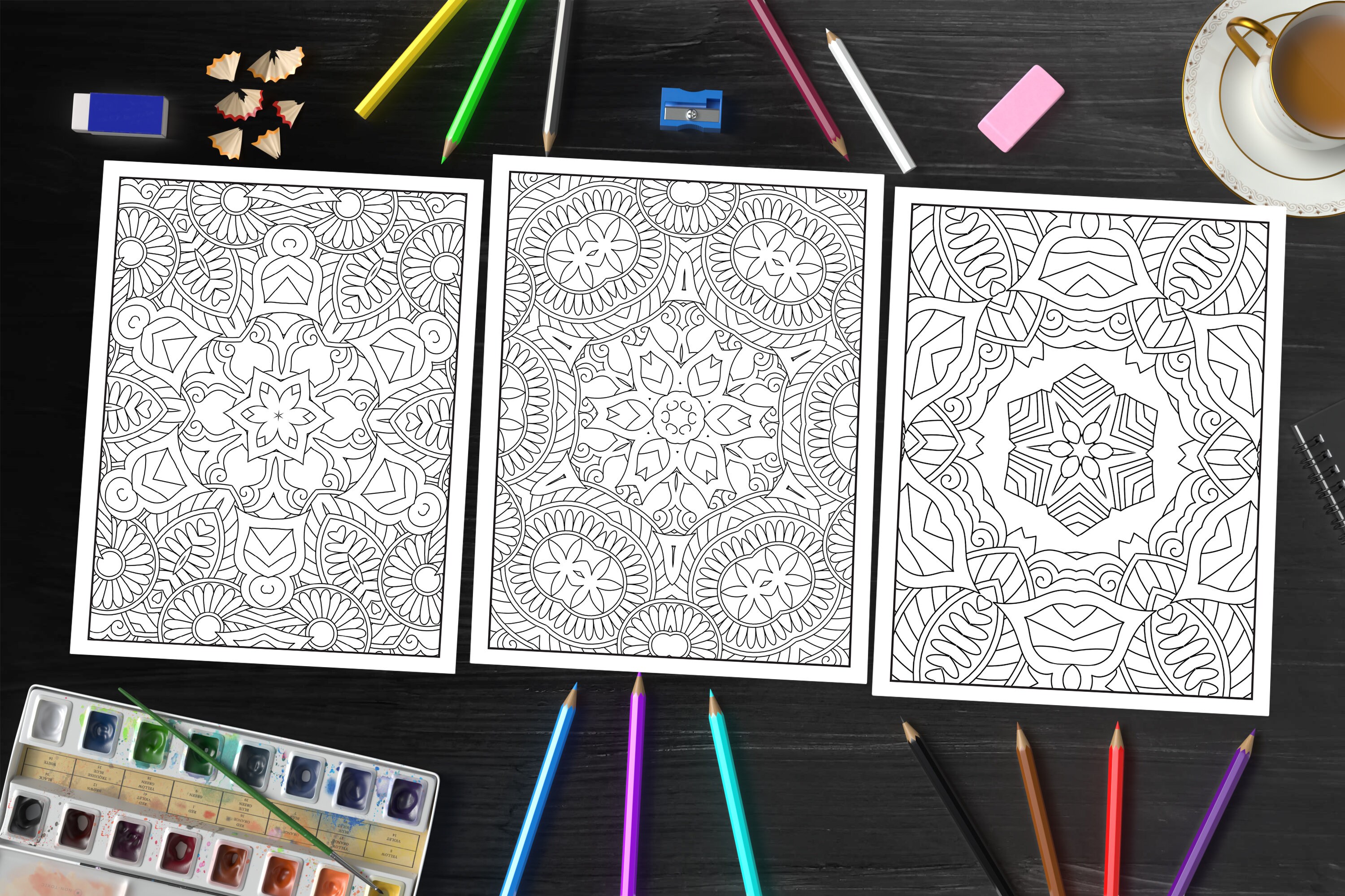 Mindful Patterns Coloring Book: A Soothing Collection of Relaxing