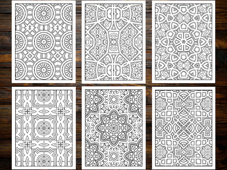 Enter a realm where stress melts away and relaxation takes hold. Immerse yourself in the captivating world of an adult coloring book filled with 40 intricate patterns each one carefully crafted to transport you to a state of tranquility and serenity.