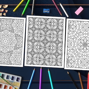 Enter a realm where stress melts away and relaxation takes hold. Immerse yourself in the captivating world of an adult coloring book filled with 40 intricate patterns each one carefully crafted to transport you to a state of tranquility and serenity.