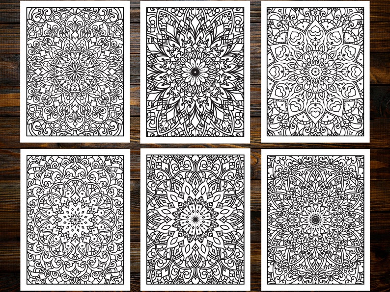 Mandala Coloring for Stress Relief: Finding Inner Peace Through Art (Printable Pages)