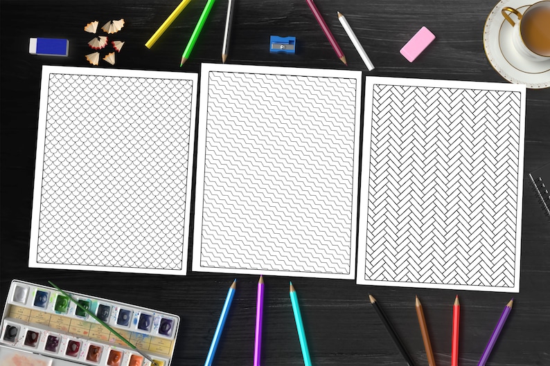 Geometric Perfection Coloring Book: Coloring the Beauty of Predictive Patterns