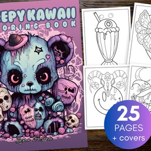 Creepy Kawaii Coloring Book: A Spooktacular Coloring Adventure to Awaken Your Inner Ghostly Artist