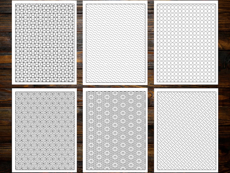 Geometric Perfection Coloring Book: Coloring the Beauty of Predictive Patterns