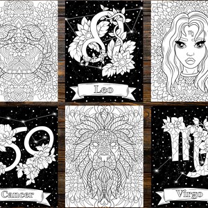 Zodiac Coloring Book: Where Colors and Astrology Unite to Awaken Your Inner Artist and Unleash Your Personal Power